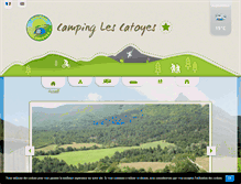 Tablet Screenshot of camping-lescatoyes.com